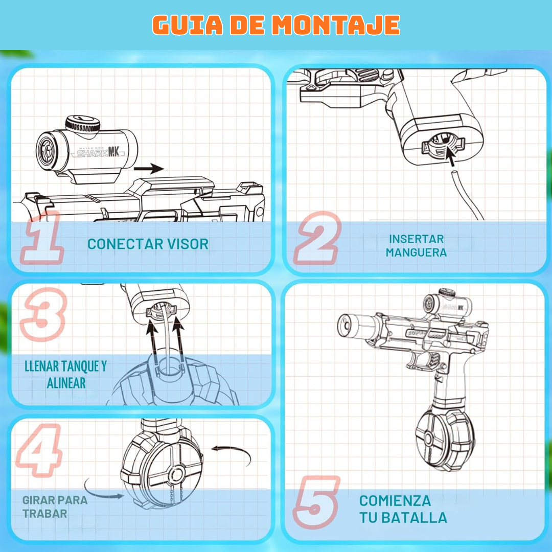 Pistola de Agua Automática